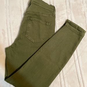 Olive Green Jeans
